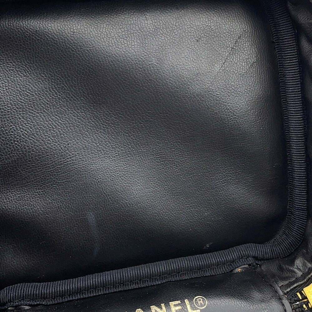 CHANEL Black Caviar Leather Logo Pouch - Picture 11 of 16